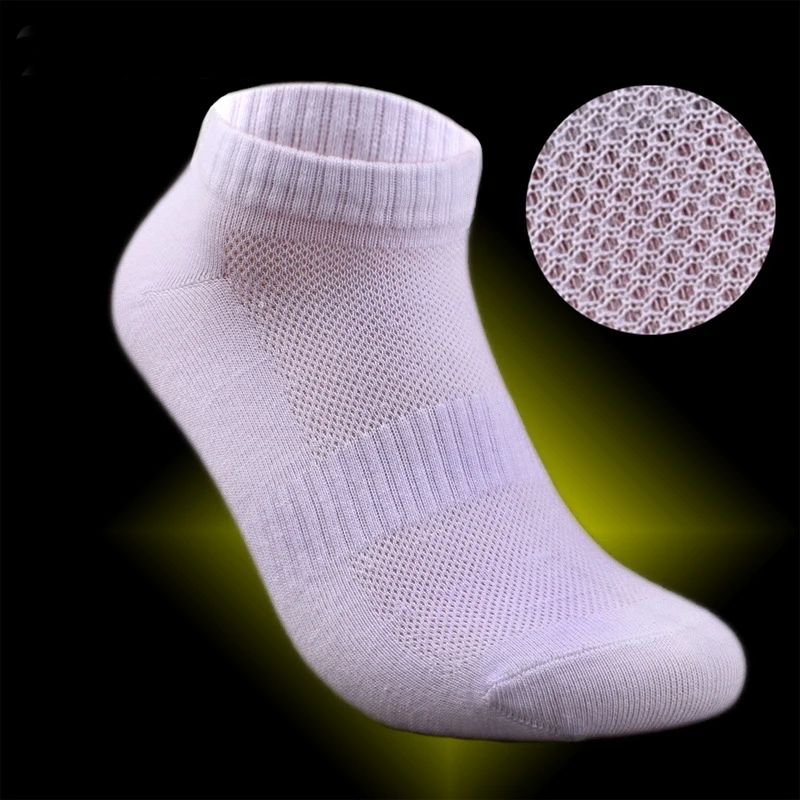 10 pairslot hot sale 2020 new brand summer mens socks cotton mesh leisure sports short men high quality breathable ankle socks free global shipping