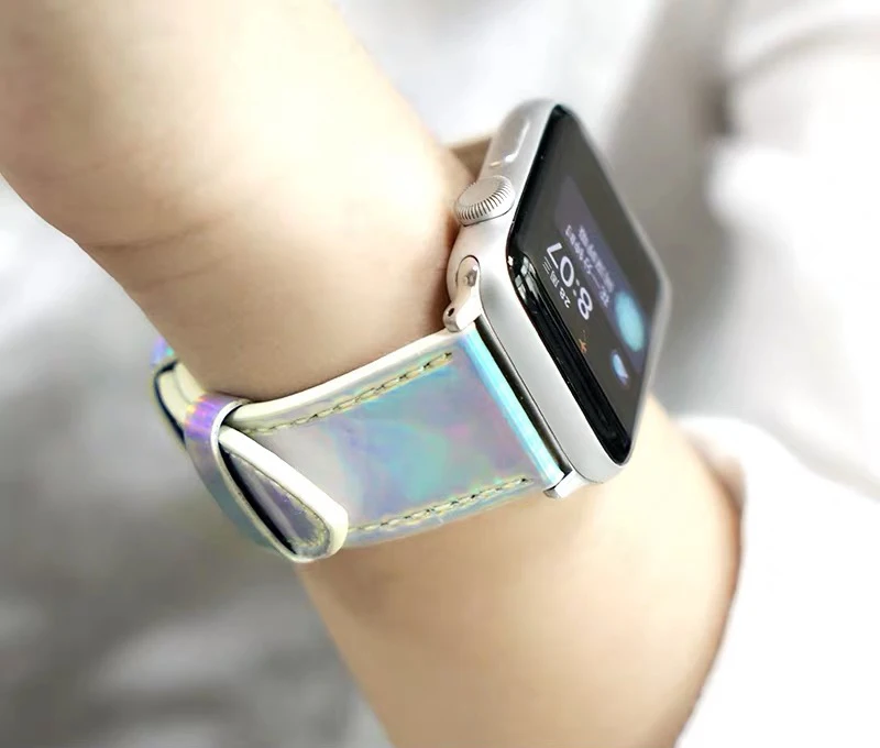 Ремешок кожаный для Apple Watch 38 мм 42 40 44 | Наручные часы