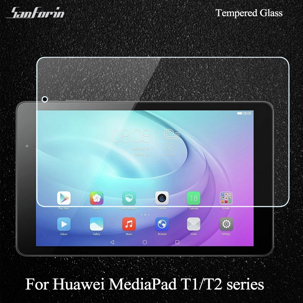 С уровнем твердости 9 H закаленное Стекло для huawei MediaPad T1 7 0 8 6 10 дюймов T2 Pro дюймовый