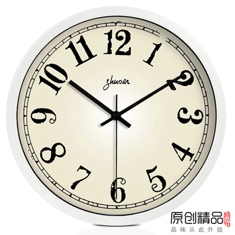 Большие настенные часы бесшумные кварцевые и современные derlook карманные часы|clock