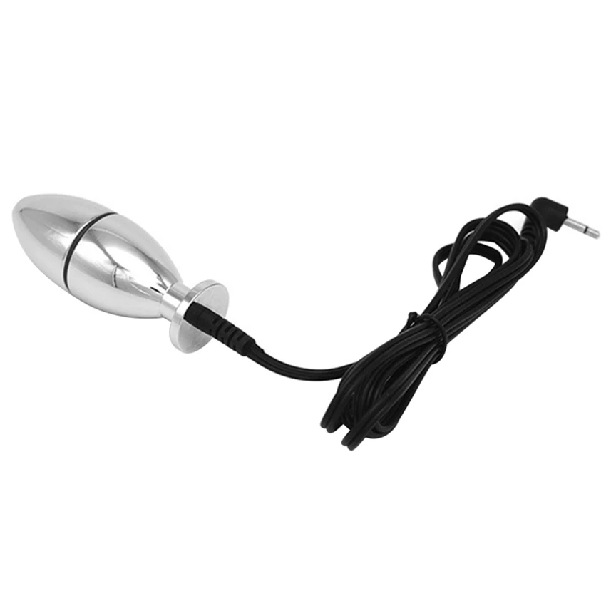 Stainless Steel Anal Plug Electric Butt Shock Toy Accessories Men's Prostate Massager Vaginal Couple Sex |