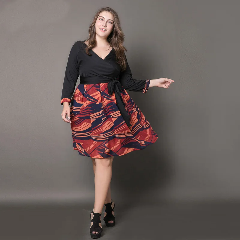 Новые Большие Размеры L ~ 4XL 5XL 6XL Yillen 2018 весна осень Империя Повседневное Стиль