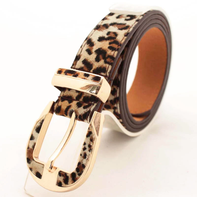 leopard Леопардовый принт, пряжка, искусственная кожа, Женские поясные ремни, свиная кожа, ремни для женщин, женский ремень, cinto feminino couro, 495 - Цвет: leopard