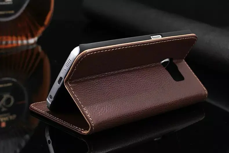 Чехол из натуральной кожи для samsung Galaxy S6 Edge S 6 S6Edge роскошный Магнитный