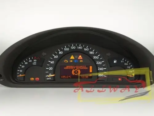 Замена ЖК дисплея приборной панели для Mercedes C Class W203 кластер инструмента янтарный