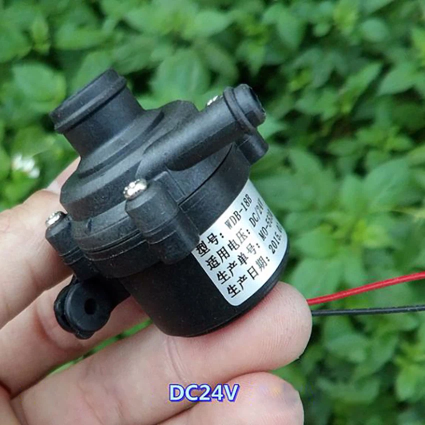DC безщеточный Водяной насос DC24V 0.16A немой, и он имеет высокую эффективность миниатюрный(наружный диаметр 30 мм) погружной насос встроенный драйвер платы