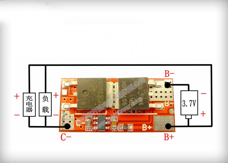 Плата PCB BMS 1S 10A 3 7 для зарядки аккумулятора литий ионный аккумулятор 18650 6