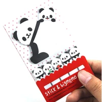 fridge writing cute cartoon panda post it notes sticker post it bookmark memo marker point flags sticky notes label decoration