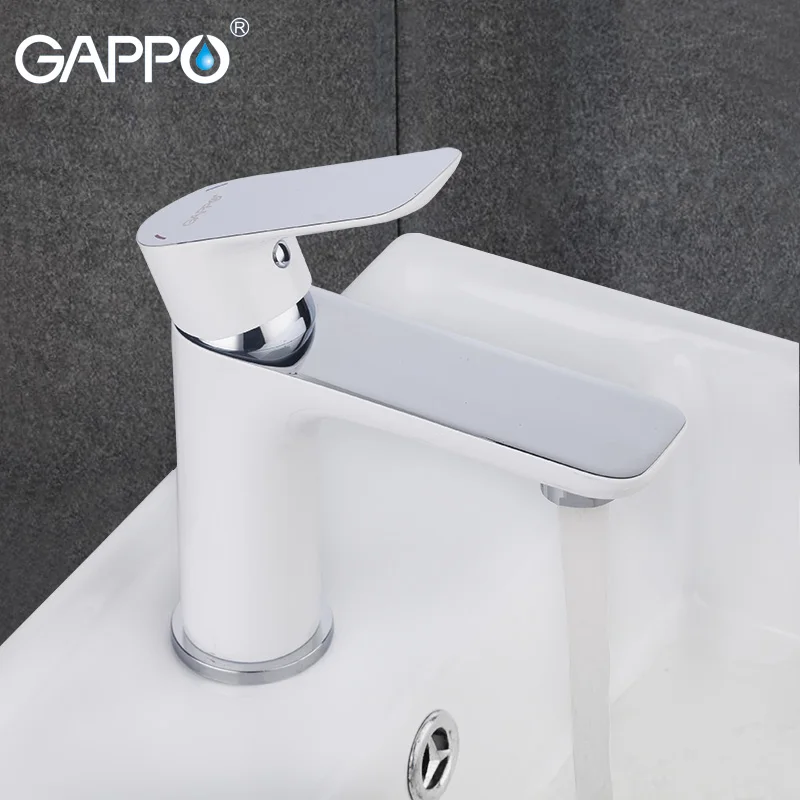 Смеситель для раковины GAPPO белый кран Водопад ванной комнаты | Обустройство дома