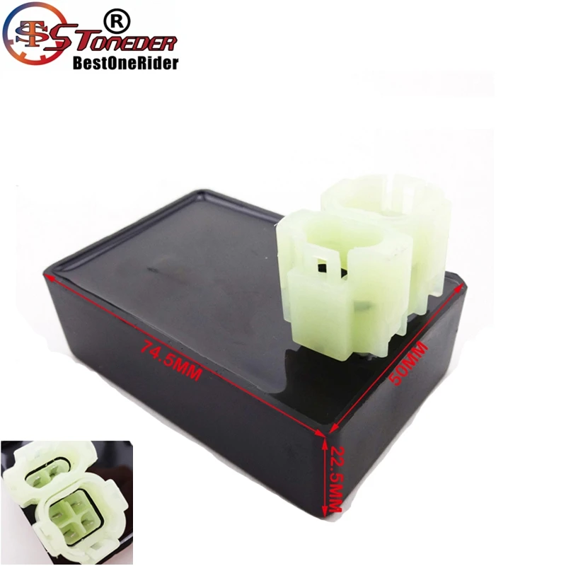 STONEDER круглый разъем 6 контактов CDI Коробка для двигателя GY6 50cc 125cc 150cc китайский