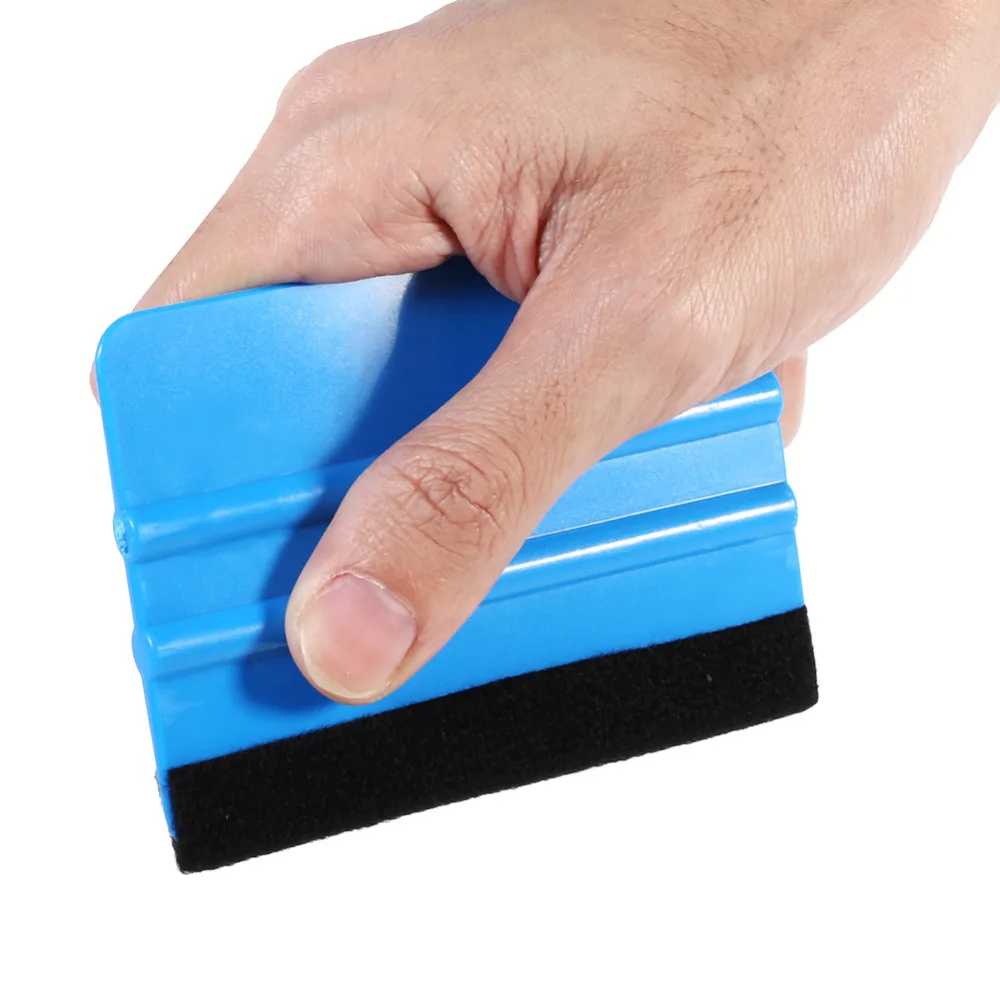 Автомобильный резак безопасный скребок из мягкого фетра фотоаппликатор Стикеры