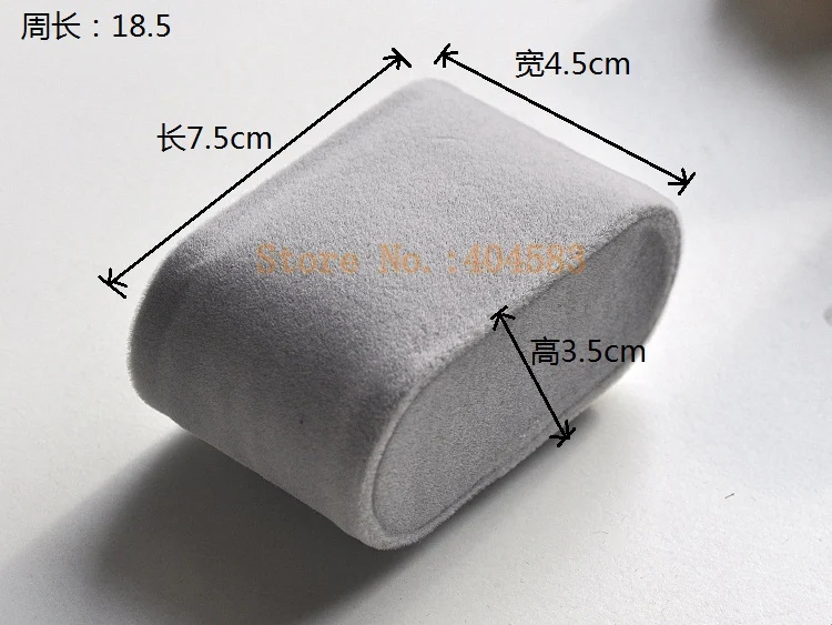 10 шт. серые красивые бархатные украшения браслет цепочка часы стенд Подушка
