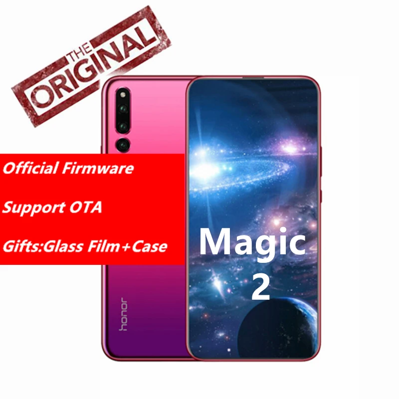 Смартфон Honor Magic 2, 6,39 дюймов, полный экран, 2340x1080, Magic UI 2,0, четыре ядра, 3500 мАч, 6* камер, сотовый телефон
