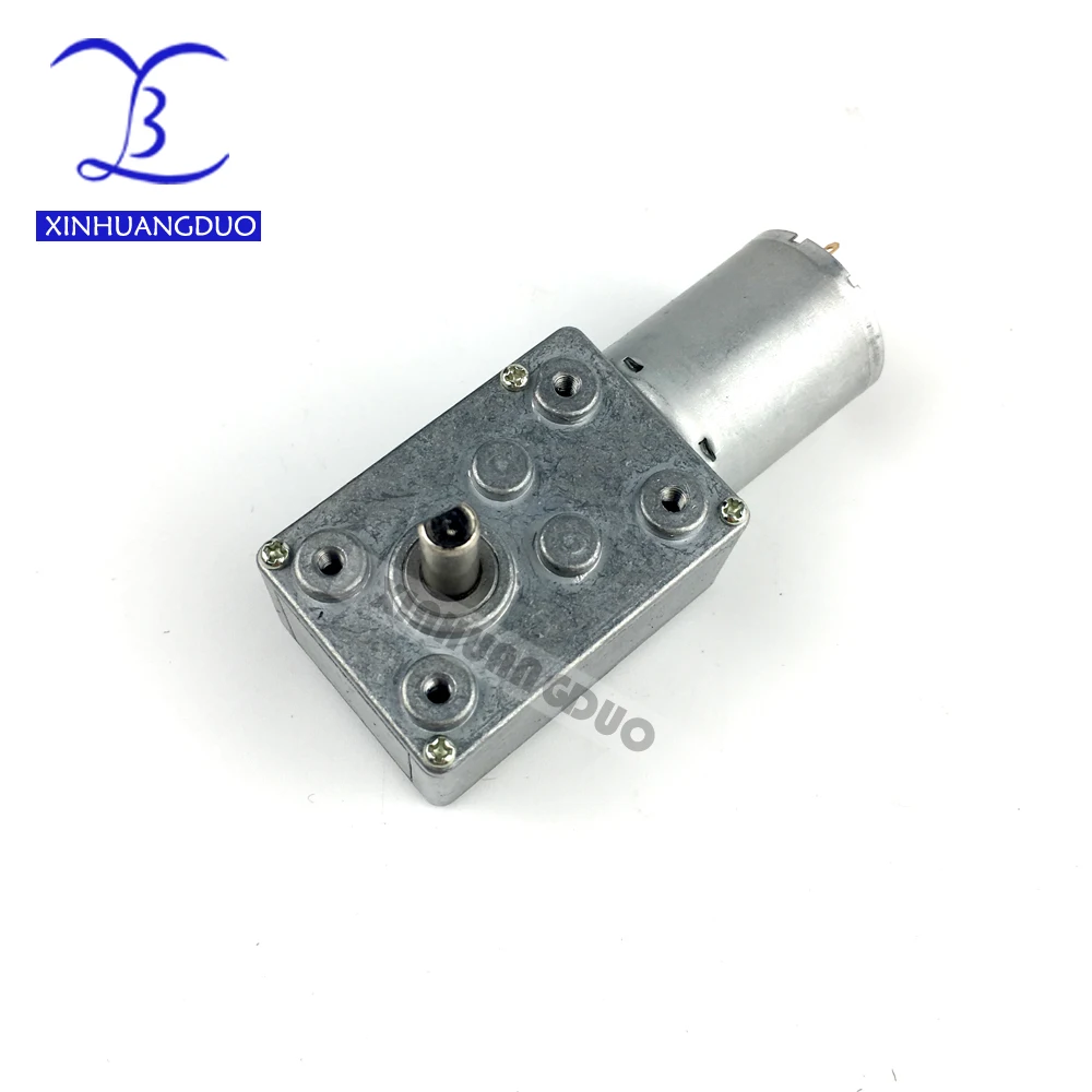370 DC 12V Gear Motor of Miniature 2 RPM Low-speed Reduction Metal GearBox Gearwheel Model 6mm Shaft Diameter | Обустройство дома