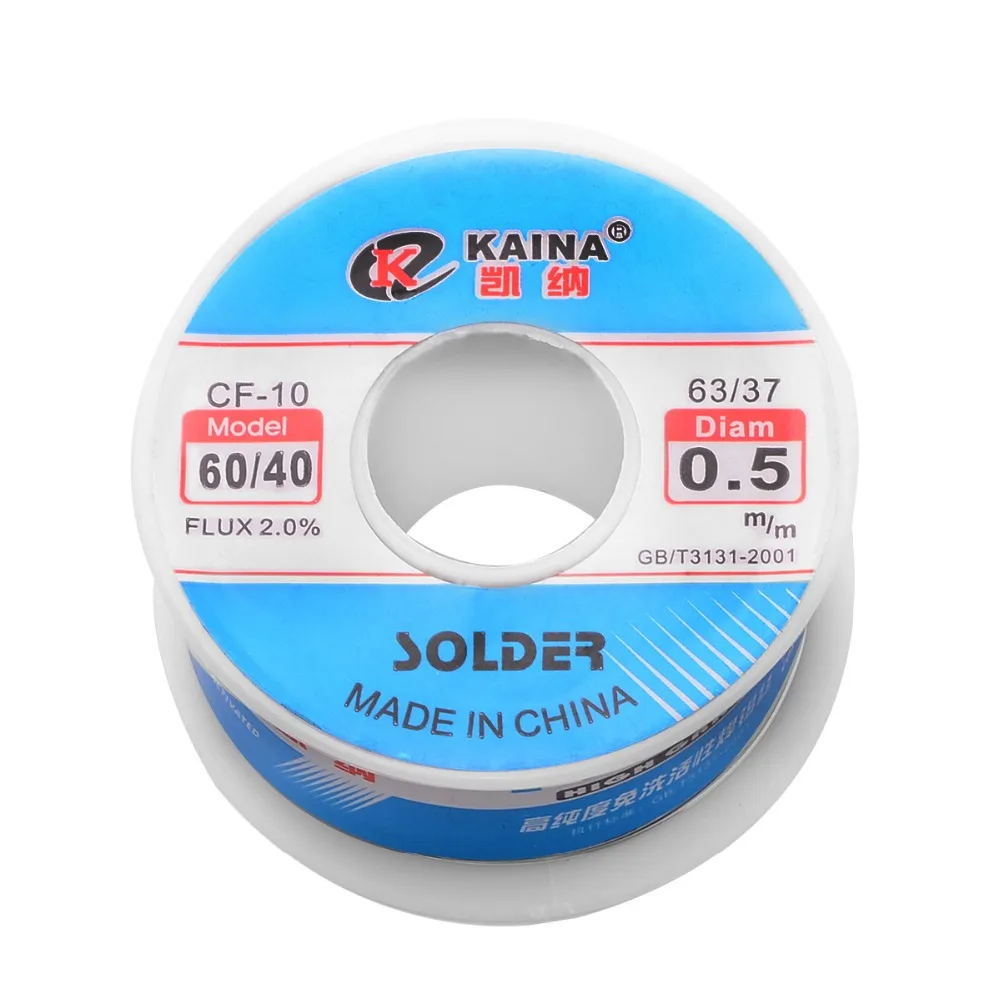 Новый припой Sn 60/Pb 40 с канифольным ядром Оловянно свинцовый сварочный флюс 2.0%