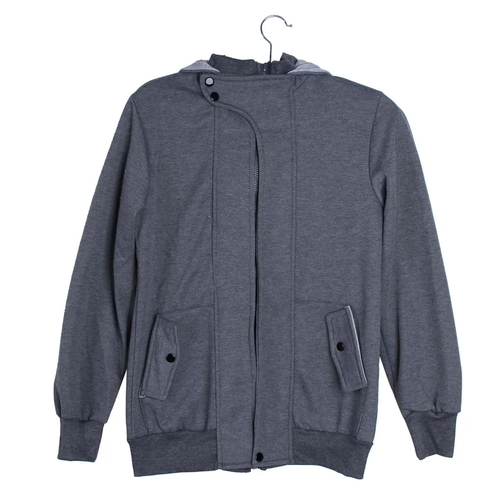 Брендовая одежда 2017 Мужская осенняя куртка на молнии с капюшоном пальто длинными