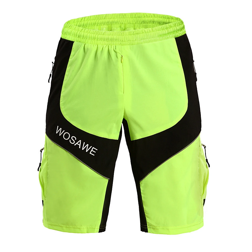 WOSAWE Cycling Shorts Men Waterproof MTB Road Bike Quick Dry Bicycle Downhill Outdoor Summer Loose-Fit | Спорт и развлечения