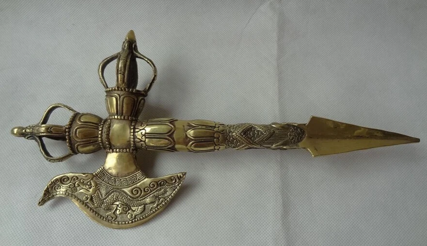 Песня voge gem S2387 12 &quotТибет латунь сбор буддистская Ваджра статуя дракона талисман