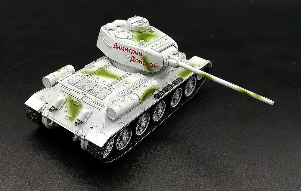 Дракон Второй мировой войны русский T34/85 мод. 1944 1/72 Танк модель закончена без