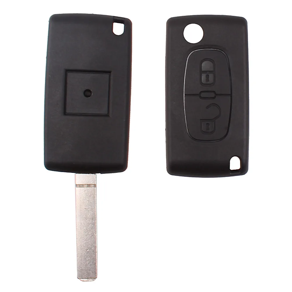 Складной чехол брелок с 2 кнопками для Citroen C2 C3 C4 C5 C6 CE0536|cover for|cover coverscovers for cases |
