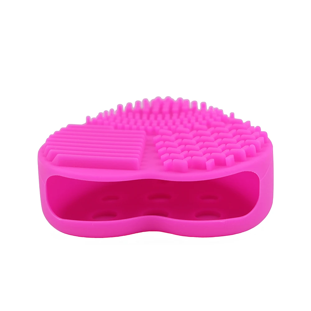 Силиконовая щетка для очистки яиц в форме сердца 1 шт. мытья кистей макияжа