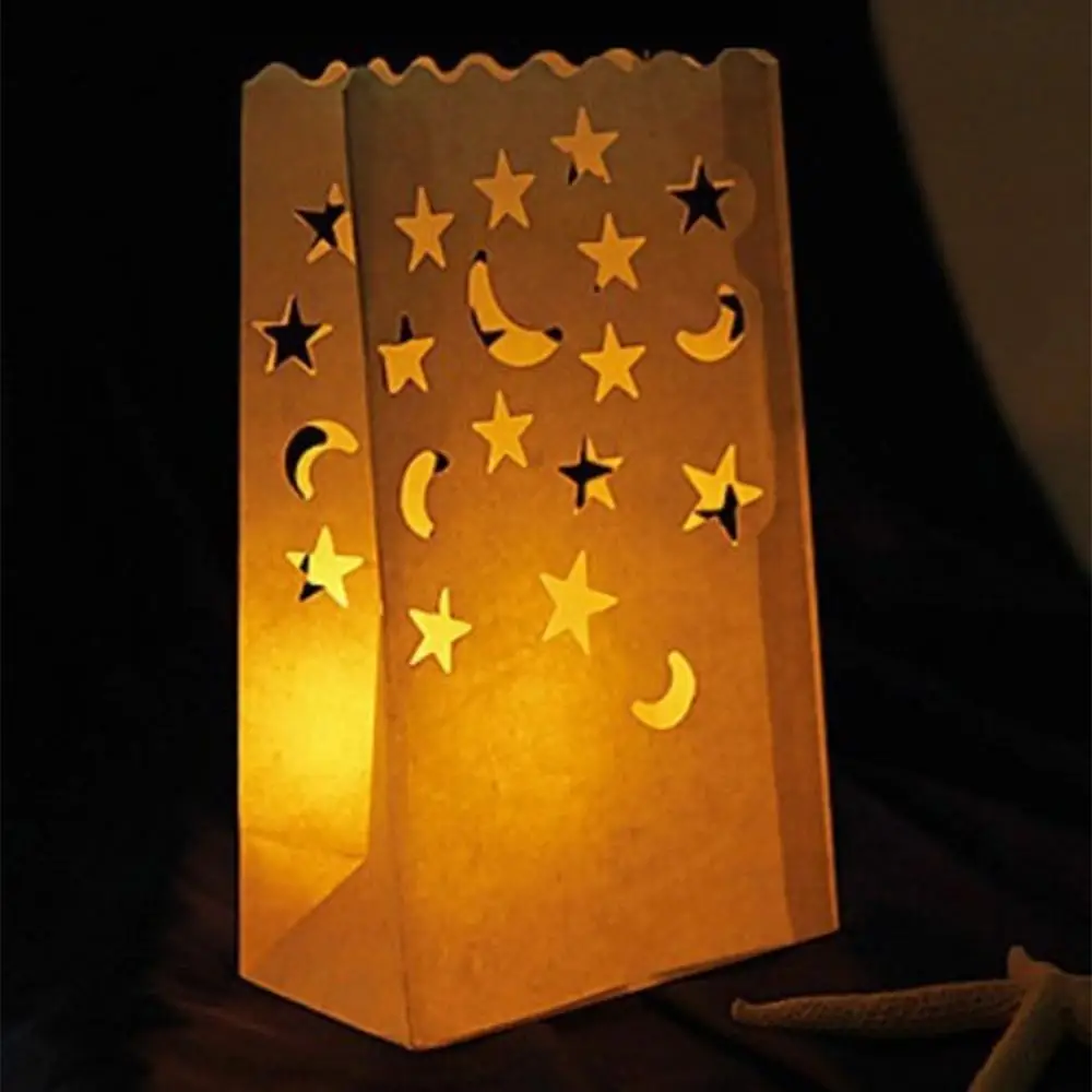 10 шт. свадебные держатель для чайной свечи Luminaria Бумага Свеча фонарь дома Для