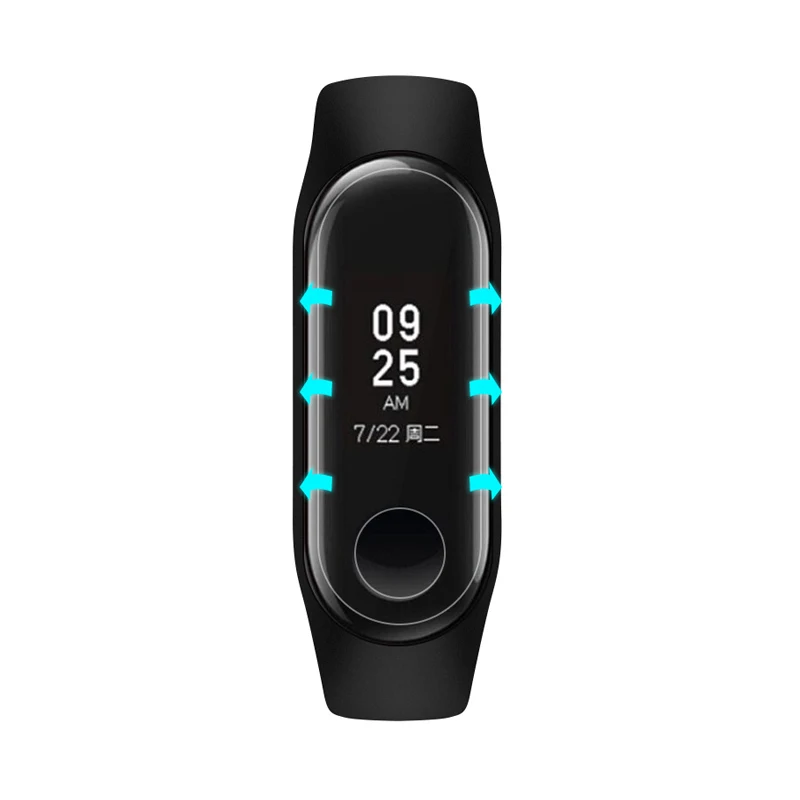 Защитная пленка для экрана mi Band 3 Xiaomi band мягкое не закаленное