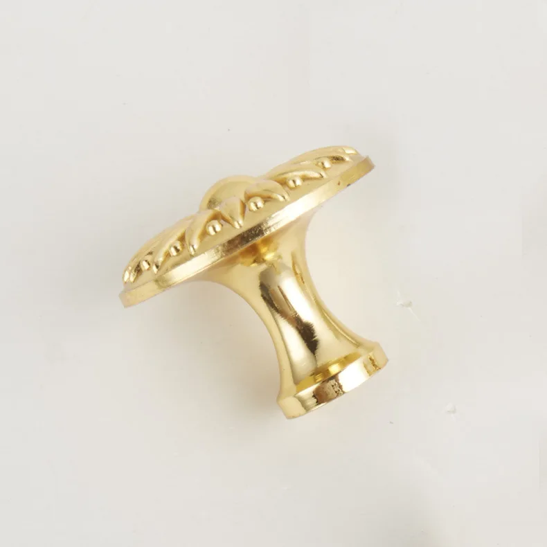 2 шт./лот бесплатная доставка Золотая Одноручная Круглая дверь из цинкового