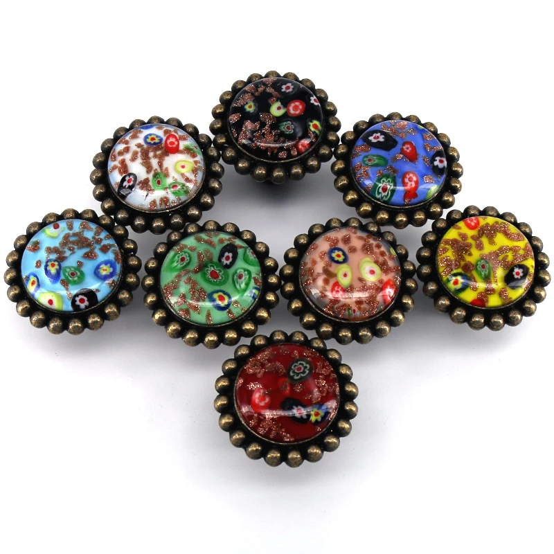 

1x Vintage style Handmade Coloured Glaze Dome Drawer Handles Cabinet Knobs Kids Room Decor furniture door pulls