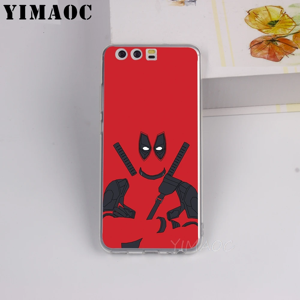 YIMAOC фильма Дэдпул рубашки мягкий чехол для Huawei P8 P9 P10 P20 P30 Lite Pro P smart 2019 TPU Защитный |