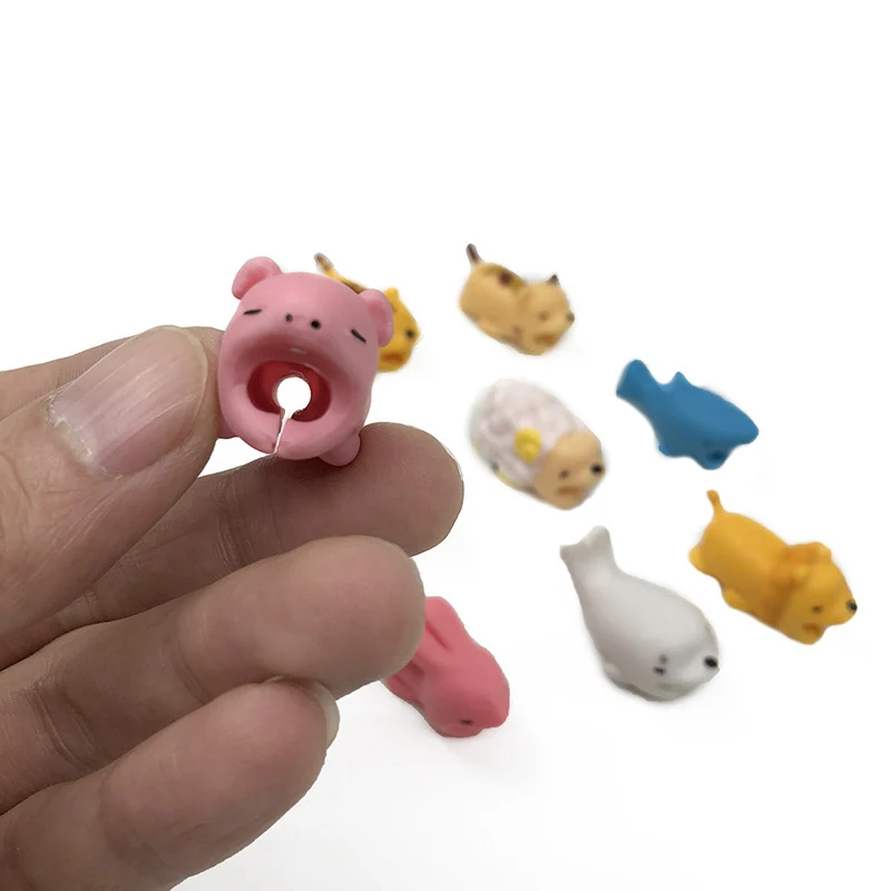 Защитный кабель для Iphone/Android USB Protege зарядное устройство мягкие игрушки