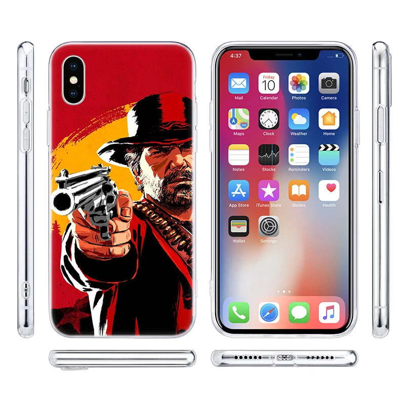 Горячие видео игры Red Dead Redemption Мягкий Силиконовый Модный чехол для Apple iPhone 11 Pro XS MAX