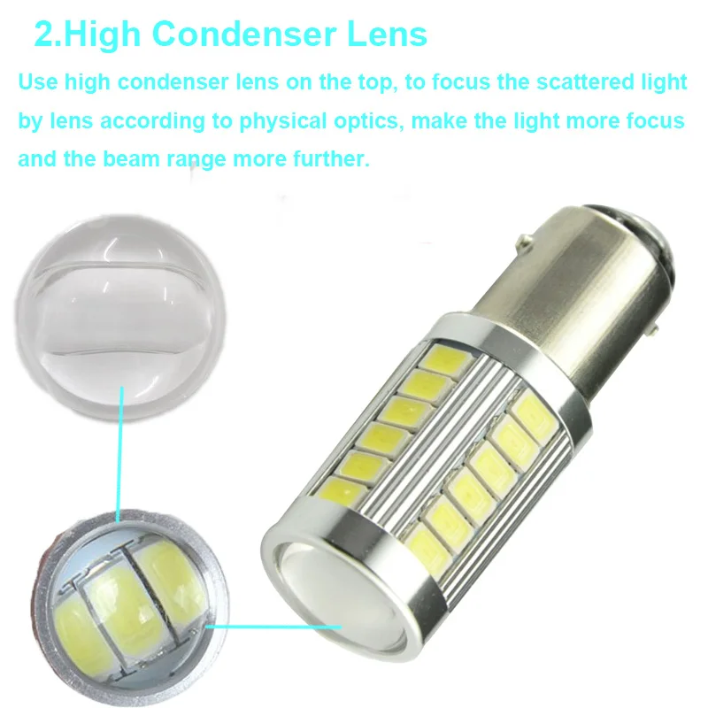 2 шт./лот S25 P21/5 Вт 1157 BAY15D BAZ15D 5630 33 SMD 5730 светодио дный автомобилей тормозные задние