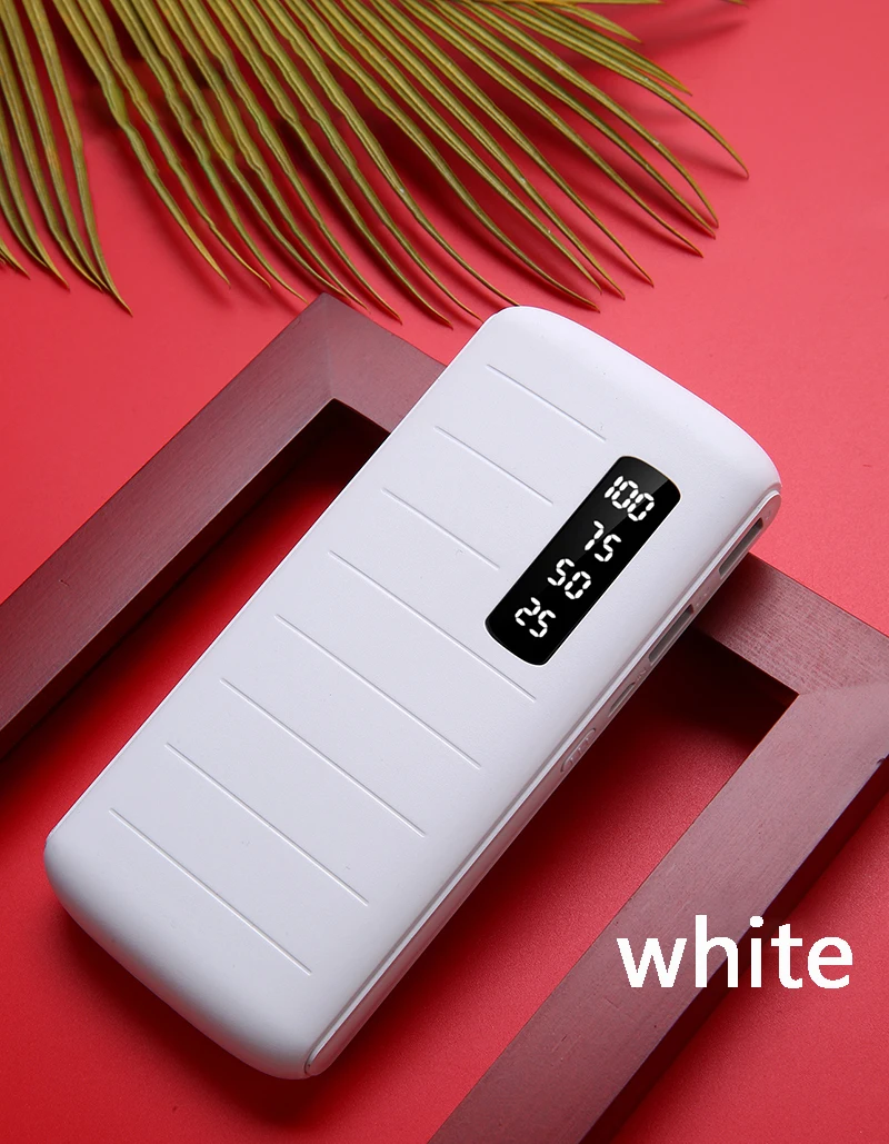Новый внешний аккумулятор 12000mAh18650 мобильный источник питания с цифровым