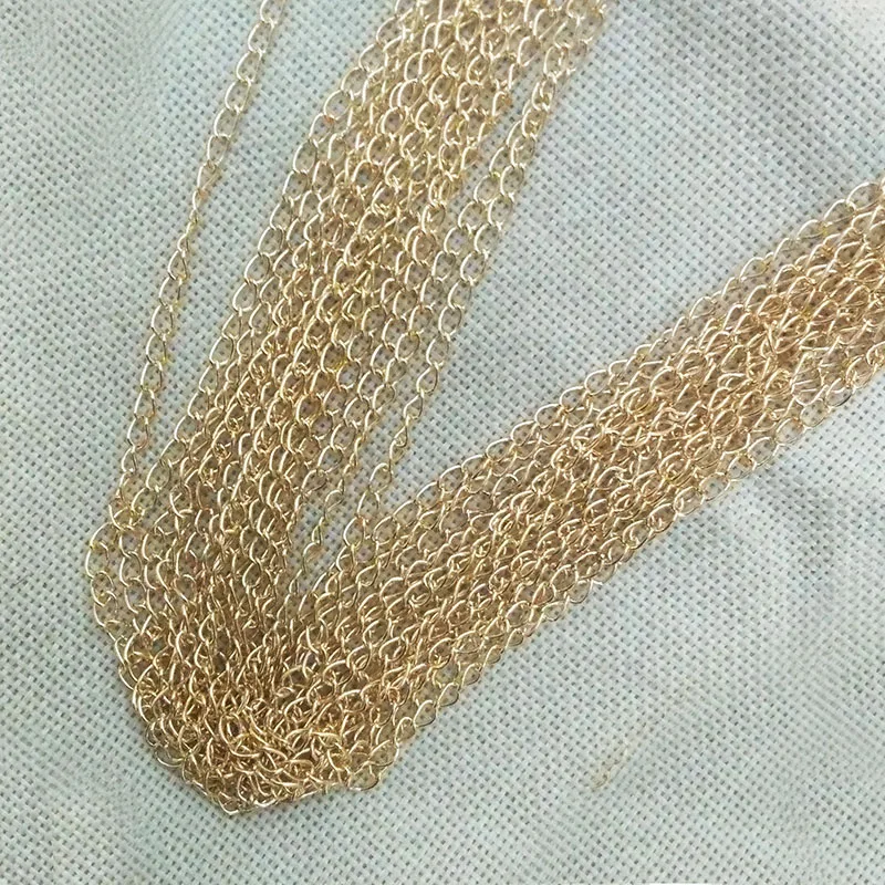 Кабельные цепи металлическая цепочка удлинители хвосты звенья для рукоделия с