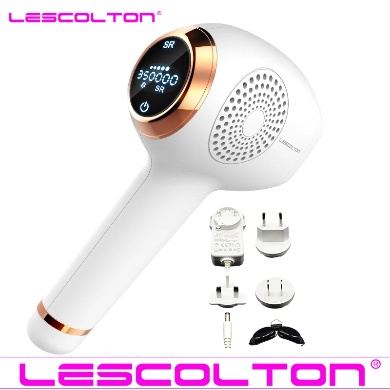3in1 no Icecool 1 Эпилятор Lescolton Ice cool IPL, постоянное лазерное удаление волос с ЖК-дисплеем, лазерный триммер для бикини, фотоэпилятор - Цвет: 3in1 no Icecool 1