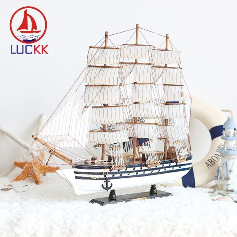 LUCKK 50 см скандинавские деревянные модели ручной работы украшение для дома плоты