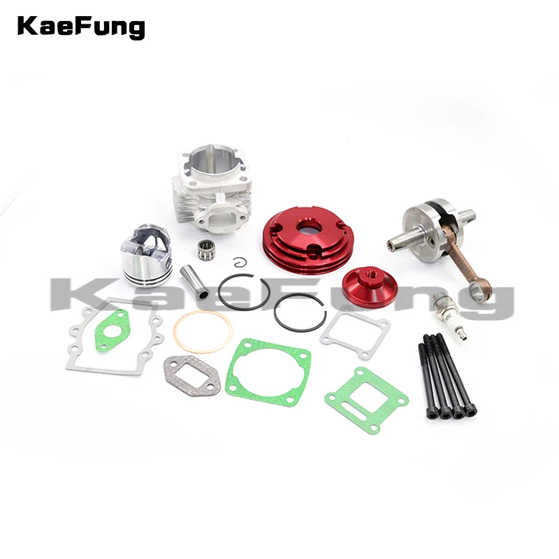 

motorcycle dirt pit BIKE ATV 49CC 2 STROKE 44mm cylinder piston Spark plug gasket Kit WIth 44-6 Crankshaft FOR STAGE