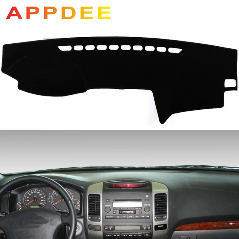 APPDEE для Toyota Land Cruiser Prado j120 2003-2009 Автомобильный Стайлинг Чехлы для приборной панели коврик для приборной панели Защита от Солнца Крышка для приборной панели 2004 2