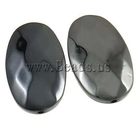 Free shipping!!!Plumbum Black Acrylic Beads Birthday Gift Oval plumbum black color plated faceted &amp solid | Украшения и