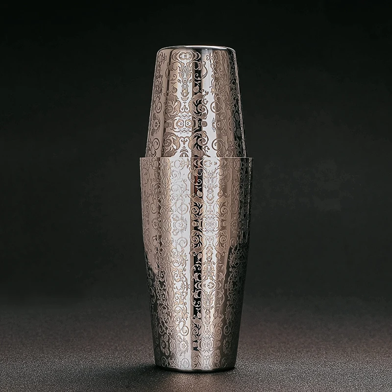 Классический американский Стиль Бостон шейкер для коктейлей Олово/оловянный