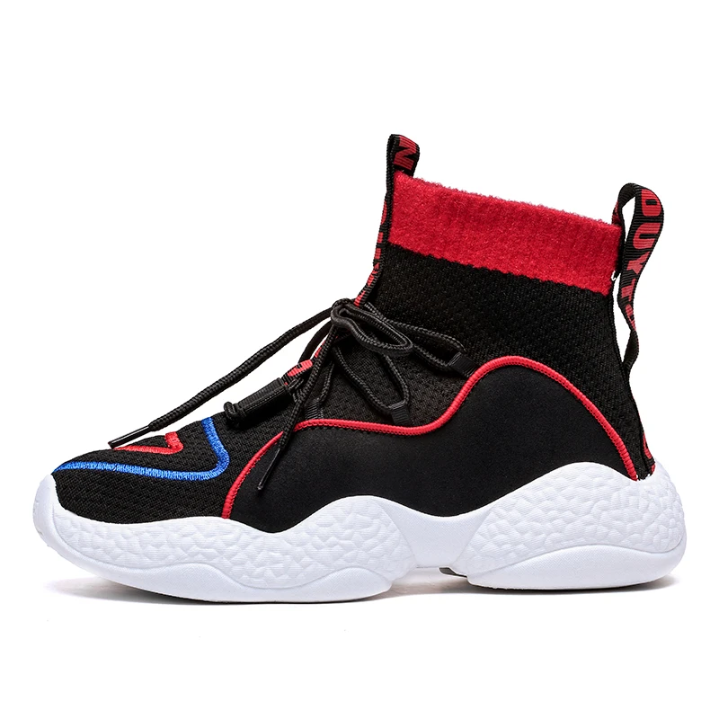 2019 spring Camouflage style balenciaca sock shoes breathable light fashion women flyknit high top nice big size running | Спорт и