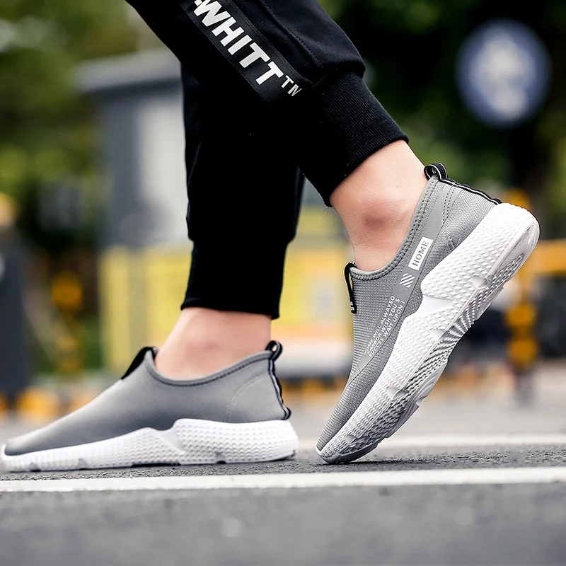 Breathable lazy summer Korean fashion men's shoes | Обувь
