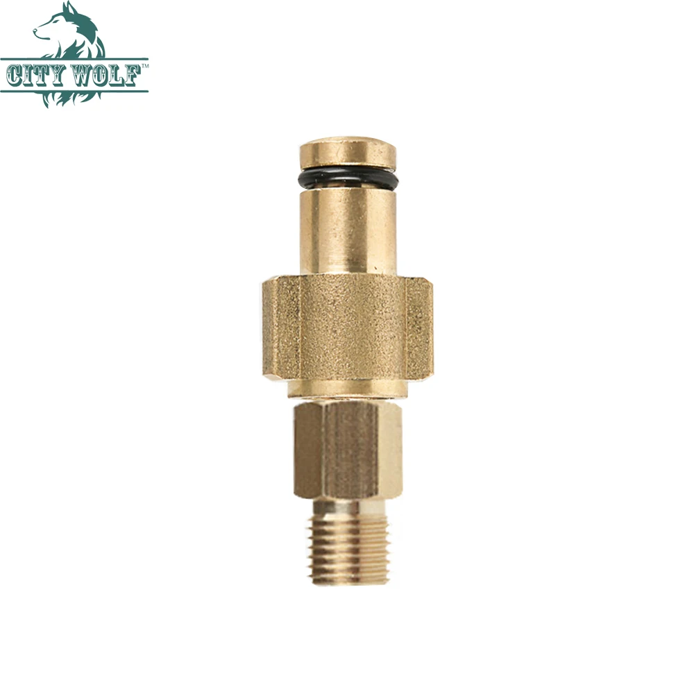 

High pressure snow foam brass adaptor for Interscol Patriot Huter foam gun soap sprayer city wolf car cleaning accessories