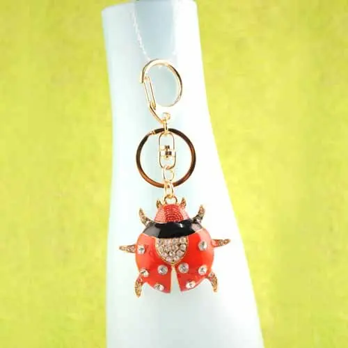Милые Броши с красной эмалью в виде стразы s подвеска &quotБожья коровка&quot брелок