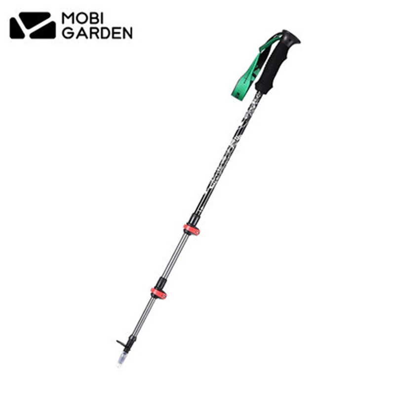 Mobi Garden/алюминий сплав Портативный Телескопический внешний трость прямой ручкой