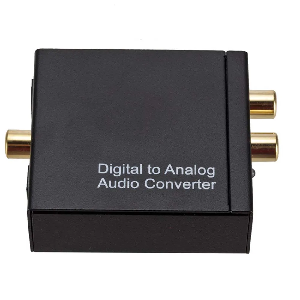 YuBeter DAC Digital to Analog Audio Converter Amplifier Decoder Optical Coaxial Toslink SPDIF Audio RCA Signal to Analog L/R 3.5