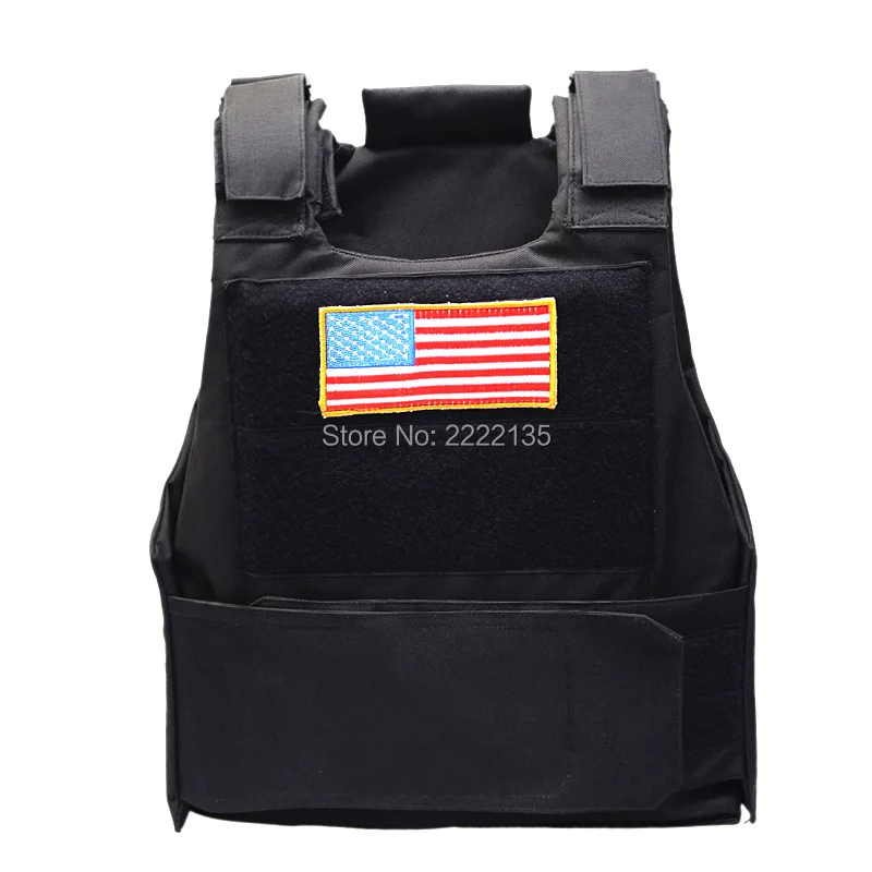 Тактический полицейский жилет Cs боевой с нашивкой в виде флага США защитный для