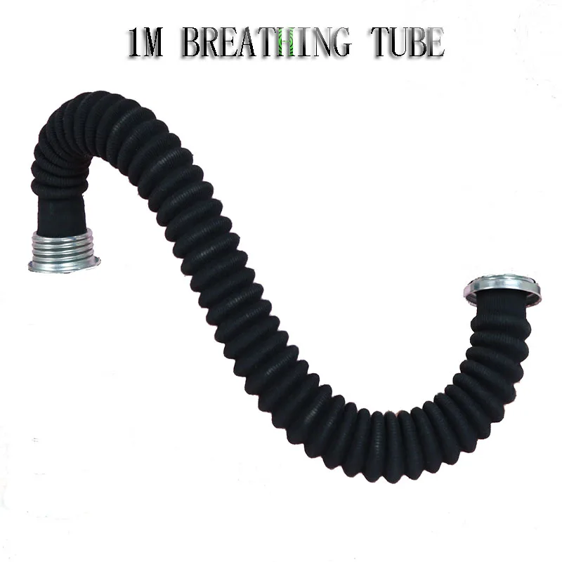 1M breathing tube MF1A Военная противогаз качество натуральный каучук Респиратор маска Z-B-R2V химическая защита от загрязнения противогаз - Цвет: 1M breathing tube
