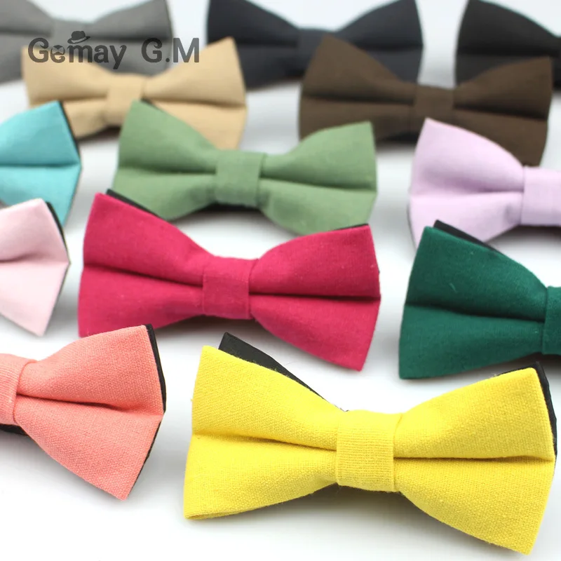 Модные однотонные с бантом для Для мужчин марка белья Bowties Повседневное Бизнес